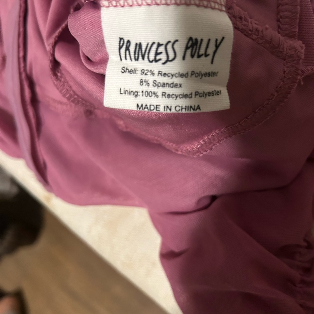 Princess Polly Ruched Long Sleeve Bodysuit - Mauve - Picture 6 of 6